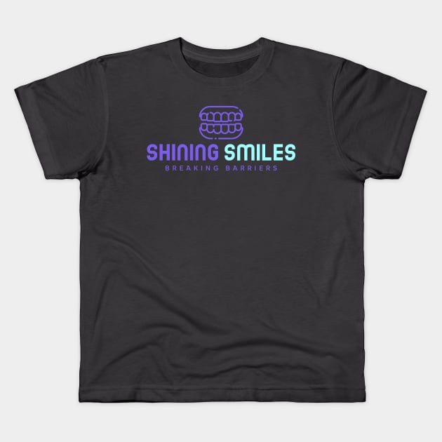 SHINING SMILES BREAKING BARRIERS BLACK DENTISTRY Kids T-Shirt by BICAMERAL